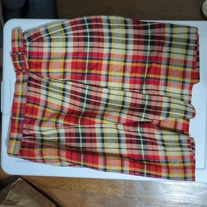 Plaid Mini Skirt